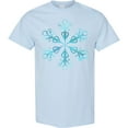 thumbnail image 3 of Inktastic Icy Blue Winter Snowflake T-Shirt, 3 of 5