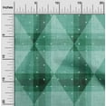 thumbnail image 2 of oneOone Cotton Flex Sea Green Fabric Check Argyle Dot Fabric For Sewing Printed Craft Fabric By The Yard 40 Inch Wide, 2 of 5