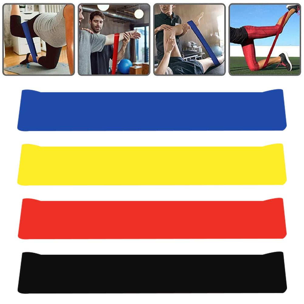 4-Level Elastic Resistance Band Set - Natural Latex Loops For Strength Training, Yoga & Fitness - View #10