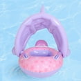 thumbnail image 4 of Baby Inflatable Swimming Rings Baby Float Circle Swimming Inflatable Infant Floating Swim Pool Accessories Sunshade Circle Toys army green, 4 of 6