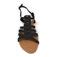 thumbnail image 4 of Victoria K Women's Gladiator Multi Loops Braid Sandals, 4 of 5