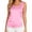 Pink#9527, variant on BOOMNY Womens Sleeveless Satin Tshirts Crew Neck Solid Color T-Shirts Summer Tank Tops for Women