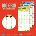 2018 Big Grid Wall Calendar Walmart 2018-big-grid-wall-calendar-walmart
