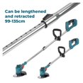 thumbnail image 4 of Electric Lawn Mower Cordless Grass Hedge Trimmer 2X Batteries Adjustable Handheld Garden Tool ,Easy to Use, 4 of 7