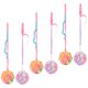 thumbnail image 1 of 6 piezas de juguetes de rascador de peluche para gatos, pequeño rascador, bola de hilo interactiva suave, 6 piezas, 1 of 6