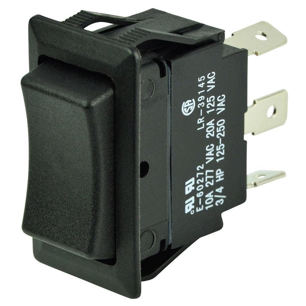 Interruptor basculante BEP 1001711 SPDT (encendido) /apagado/encendido 12 V DC 25 A