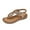1853-Brown, variant on SHIBEVER Women's Sandals Bohemian Sandals for Women Dressy Summer Flat T-Strap Elastic Braided Ankle Strap Shoes Sandals