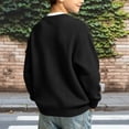 thumbnail image 5 of Kezqiaxn Teen Boy Clothes Long Sleeve Crewneck Sweatshirt with Pocket Fall Fashion Basic Pullover Tops School Kids Clothes Size 5-16, 5 of 6