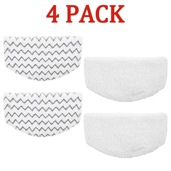 4 Pack Steam Mop Pads for Bissell Powerfresh Steam Mop 1940 1440 1544 1806 2075 Series, Model 19402