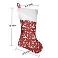 thumbnail image 5 of Christmas Stockings,Red Christmas Silhouette Pattern Stockings Christmas,14.8'' Xmas Stockings,Christmas Party Favors,Christmas Party Decorations,Christmas Stockings Personalized, 5 of 5