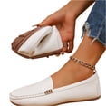 thumbnail image 2 of Willtoo Women's Casual Flat Shoes Comfortable Mom Footwear Solid Color Everyday Walking Slip On Loafers for Women, 2 of 4