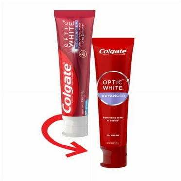 Colgate Optic White Advanced Teeth Whitening Toothpaste Icy Fresh - 4.5 oz