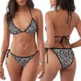 thumbnail image 3 of Disketp Brown Moose with Pinecones para Bañador de Dos Piezas para Mujer, Bikini Sexy Halter String, Conjunto de Bikini en Triángulo, 3 of 6