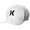 White Black, variant on Hurley Men's Dri-Fit One & Only Flexfit Baseball Cap, Black/White, L-XL
