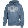 thumbnail image 2 of Men's Comfort Wash  Blue Southern Connecticut State Owls Lightweight Fleece Pullover Hoodie, 2 of 3