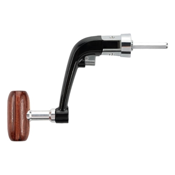 Universals Metal Handle Wood Knob Fishing Reels Cranks Rock Arm Rotating Fishing Reels Handle Fishing Accessories