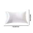 thumbnail image 3 of Yhmxh Bedding Reversible Silk Pillowcase Silk Sateen Pillowcase Pack Beauty Cooler Pillowcase Skin-friendly Throw Blanket Machine Washable Microfiber Bed Sheet Set, 3 of 6