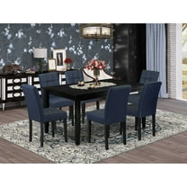 East West Furniture 7 Piece Dinner Table Set contain A Kitchen Table