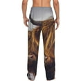 thumbnail image 3 of Disketp Yak Men's Pajama Pants - Ultra Soft Fleece Sleep and Lounge Pants (Size: S-XXL), 3 of 6