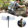 thumbnail image 3 of Dragonfly Hat Clip, Artificial Realistic Fake Dragonflies Fly Repelling Supplies, Attach To Backpack Hat for Indoor Outdoor Decor Craft Yard Garden Decor 6/5/4/3/2/1PCS, 3 of 10