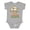 AC-Heather Grey, variant on Sloth I Love My Big Sister Boys or Girls Baby Bodysuit