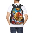 thumbnail image 4 of Fotbe Vibrant Picnic Food Spread Mochila para Hombre y Mujer - Tela Oxford 600D Resistente - Mochila Impermeable de Gran Capacidad para Escuela, Viajes y Senderismo, 4 of 6