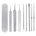 thumbnail image 1 of 8Pcs Stainless Steel Blackhead Remover Whitehead Removal Needle Set, 1 of 3