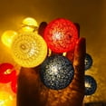 thumbnail image 2 of 4th Of July Decoration Lights 3 Meter 20 LED Independence Day String Lights With Red White Blue Balls Patriotic Patio Light For Patio Party Holiday Decor, 2 of 8
