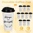 thumbnail image 2 of Tazas de Café Skylety con Versículos Bíblicos, Reutilizables, 16 oz, Paquete de 40, Blancas, 2 of 7