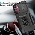 thumbnail image 5 of Funda para GANGXUN Samsung Galaxy A15 5G - Soporte metálico, Función magnética, Negro, 5 of 5
