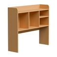thumbnail image 4 of ZENSTYLE Freestanding Desk Organizer Tabletop Bookshelf with 4 Shelves Wood Frame Natural, 4 of 9