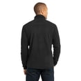 thumbnail image 2 of Port Authority Men's Microfleece 1/2 Zip Pullover M Black, 2 of 2