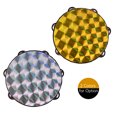 thumbnail image 4 of 8 Inch Wooden Radiant Tambourine Handbell Hand Drum with Double Row Jingles Reflective Drum Head Percussion Instrument Musical Toy, 4 of 5