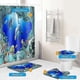 thumbnail image 5 of 2025 Four piece Underwater World Dolphin Digital Printed Shower Curtain Set, 5 of 5