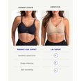 thumbnail image 3 of Sujetador HONEYLOVE LiftWear Crossover sin aros, color arena, talla L, 3 of 4