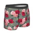 thumbnail image 4 of Uemuo Rose Flowers Pattern Men's Boxer Briefs,Trunk Anti-Chafing,Comfortable, Durable, and Stylish Underwear-XX-Large, 4 of 9