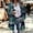Green, variant on Women's Plaid Shacket Jacket Long Sleeve Lapel Button Down Trench Coats Casual Fall Winter Warm Outerwear