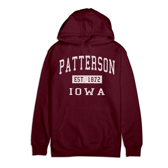 Patterson Iowa Classic Established Premium Cotton Hoodie