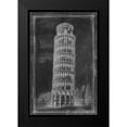 thumbnail image 2 of Harper 17x24 Black Modern Framed Museum Art Print Titled - European Icon Blueprint II, 2 of 5