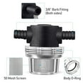 thumbnail image 4 of Water Pump Filter 50 Mesh Screen Debris Filter Plastic Compatible with 3/8 Inch Hose Sediment Filter Tube Accessory Water Pump Filter, 4 of 7