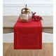 thumbnail image 1 of Tapete de mesa Solino Home Linen, 229 cm de largo, 100% lino puro, rojo, 1 of 7