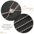 thumbnail image 4 of Chaîne de Tête en Strass Doré (Or) - Accessoire de Cheveux pour Femmes et Filles, 4 of 4