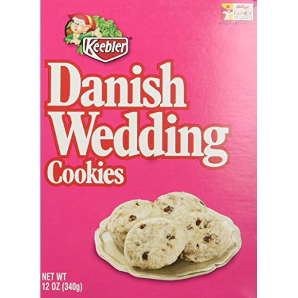 Keebler Danish Wedding Cookies, 12 Oz. Box (2 Pack