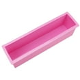 thumbnail image 1 of WORGEOUS Molde de silicona rectangular flexible para pan de jabón, herramienta de bricolaje para suministros de fabricación de pasteles de jabón (color aleatorio, tamaño grande), 1 of 8