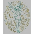 thumbnail image 2 of Girl's Peter Pan Halloween Tinkerbell Line Art Green Graphic Tee, 2 of 5