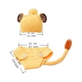 thumbnail image 2 of Baby Photography Outfit Photo Clothes Casual Wear Soft Comfortable Bodysuit Romper For 0 6 Months Boys Girls, 0-6Months, Yellow, 2 of 6