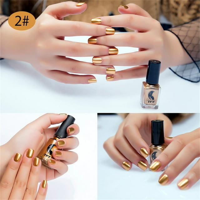 Heliisoer Vernis à Ongles Miroir en Acier Inoxydable TFT 17 Couleurs 6ML