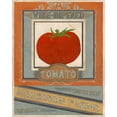 thumbnail image 2 of Vess, June Erica 15x18 Black Ornate Wood Framed with Double Matting Museum Art Print Titled - Vintage Produce Sign I, 2 of 4
