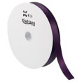 thumbnail image 1 of Unique Bargains 0.79' x 100 Yards Double Face Decorate Crafts Roll Satin Ribbon Dark Purple, 1 of 5