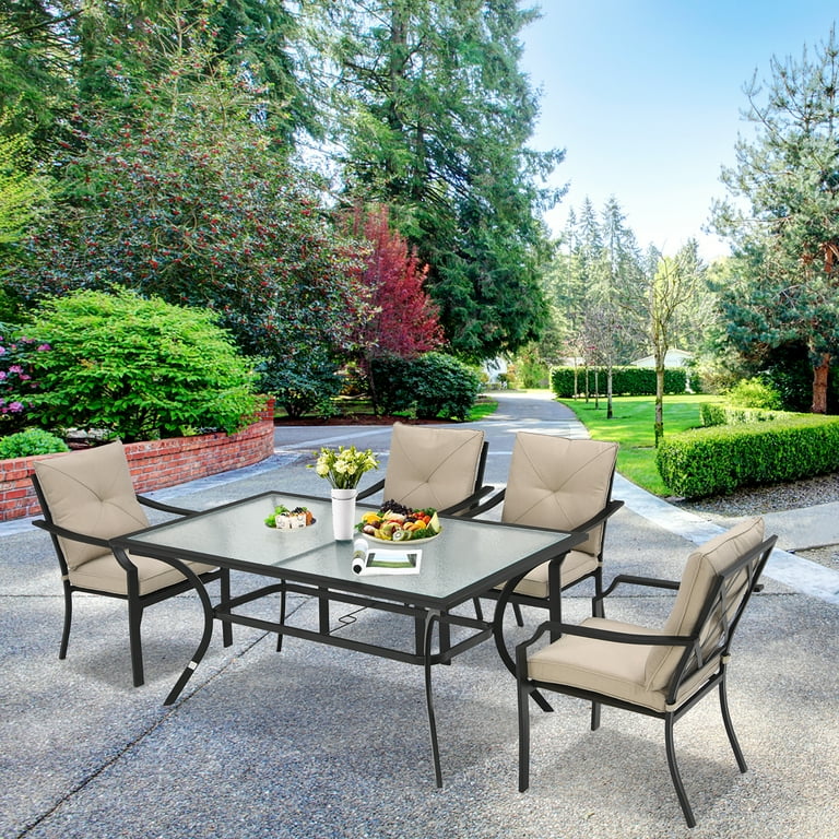 8 seater glass outdoor table new arrivals